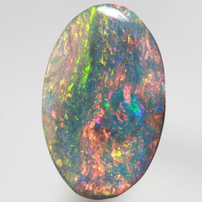 SOLID SEMI BLACK OPAL Unusual play of colour, very bright and colourful! SEE VIDEO